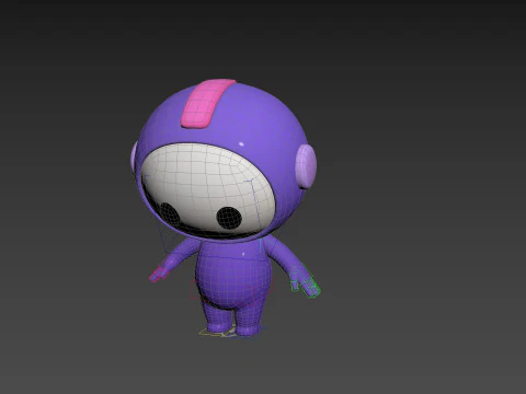 Character265 Rigged Mascot 3D Model