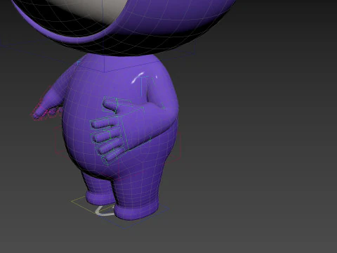 Character265 Rigged Mascot 3D Model