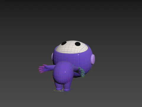 Character265 Rigged Mascot 3D Model