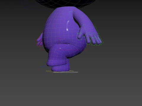 Character265 Rigged Mascot 3D Model