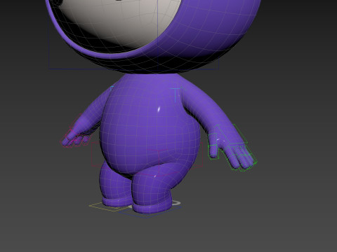Character265 Rigged Mascot Modèle 3D