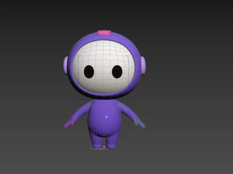 Character265 Rigged Mascot 3D Model