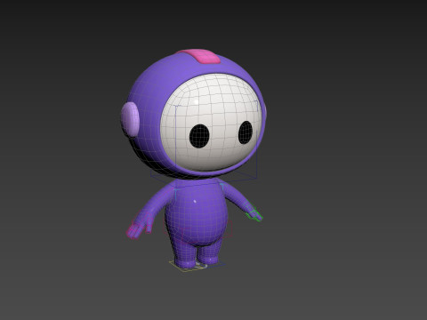 Character265 Rigged Mascot Modèle 3D