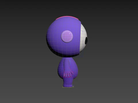 Character265 Rigged Mascot 3D Model
