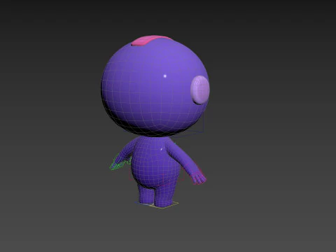 Character265 Rigged Mascot 3D Model