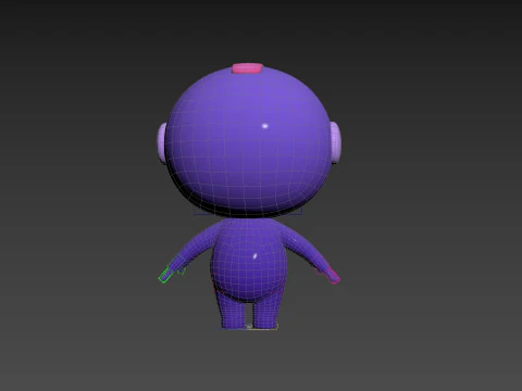 Character265 Rigged Mascot 3D Model