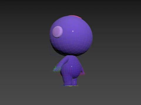 Character265 Rigged Mascot 3D Model