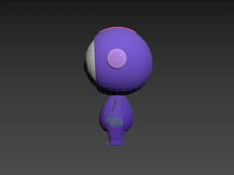 Character265 Rigged Mascot 3D Model