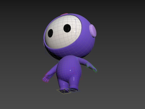 Character265 Rigged Mascot Modèle 3D
