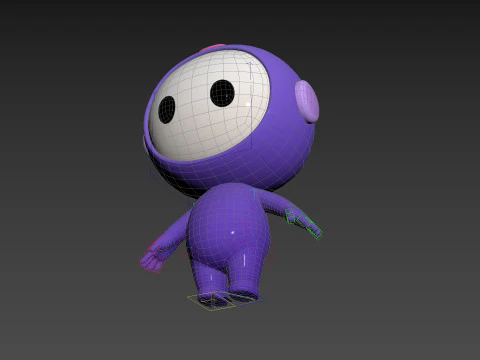 Character265 Rigged Mascot 3D Model