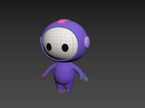 Character265 Rigged Mascot 3D Model