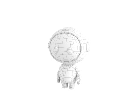 Character265 Rigged Mascot Modèle 3D