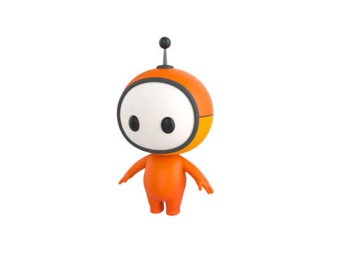 Character266 Rigged Mascot 3D Model