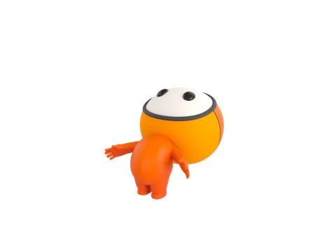 Character266 Rigged Mascot 3D Model