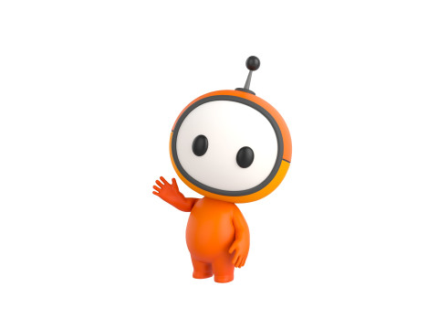 Character266 Rigged Mascot 3D Модель