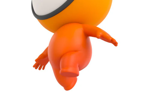 Character266 Rigged Mascot 3D Model
