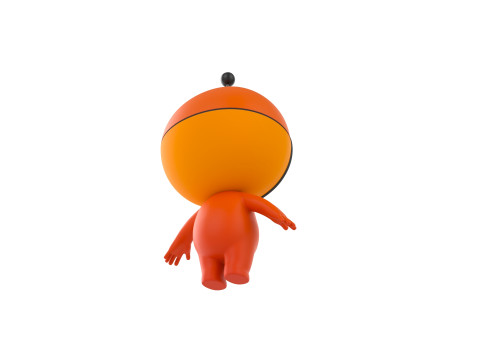 Character266 Rigged Mascot 3D Модель