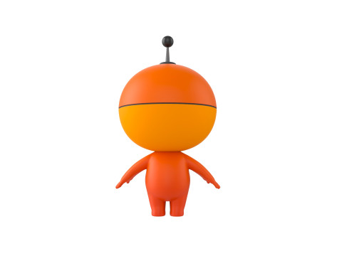 Character266 Rigged Mascot 3D Модель