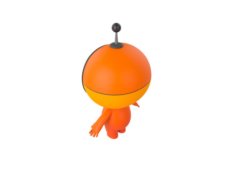 Character266 Rigged Mascot 3D Модель