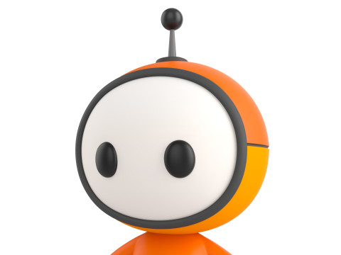 Character266 Rigged Mascot 3D Модель
