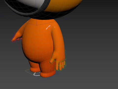 Character266 Rigged Mascot 3D Модель