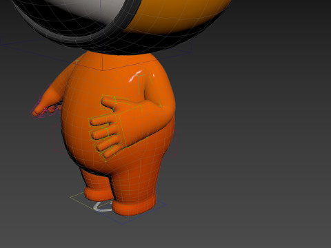Character266 Rigged Mascot 3D Модель