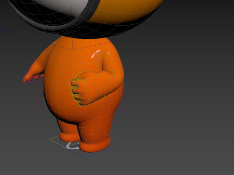 Character266 Rigged Mascot 3D Модель