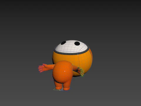 Character266 Rigged Mascot 3D Model