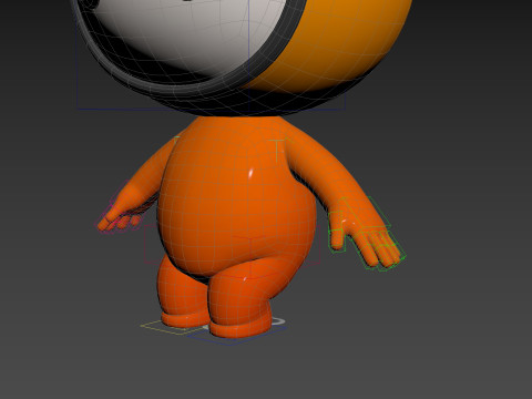 Character266 Rigged Mascot 3D Модель