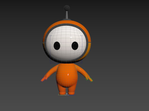 Character266 Rigged Mascot 3D Модель
