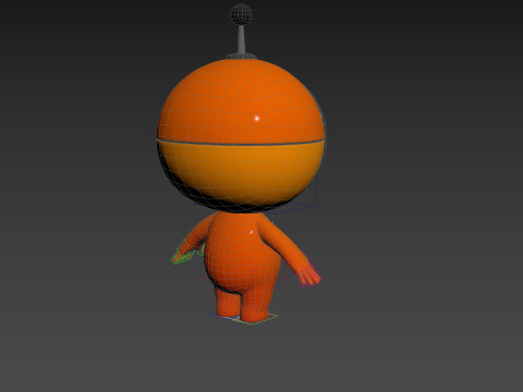 Character266 Rigged Mascot 3D Модель