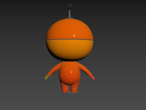 Character266 Rigged Mascot 3D Модель