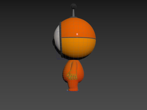 Character266 Rigged Mascot 3D Модель