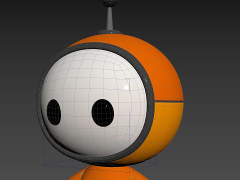Character266 Rigged Mascot 3D Model
