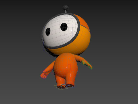 Character266 Rigged Mascot 3D Модель