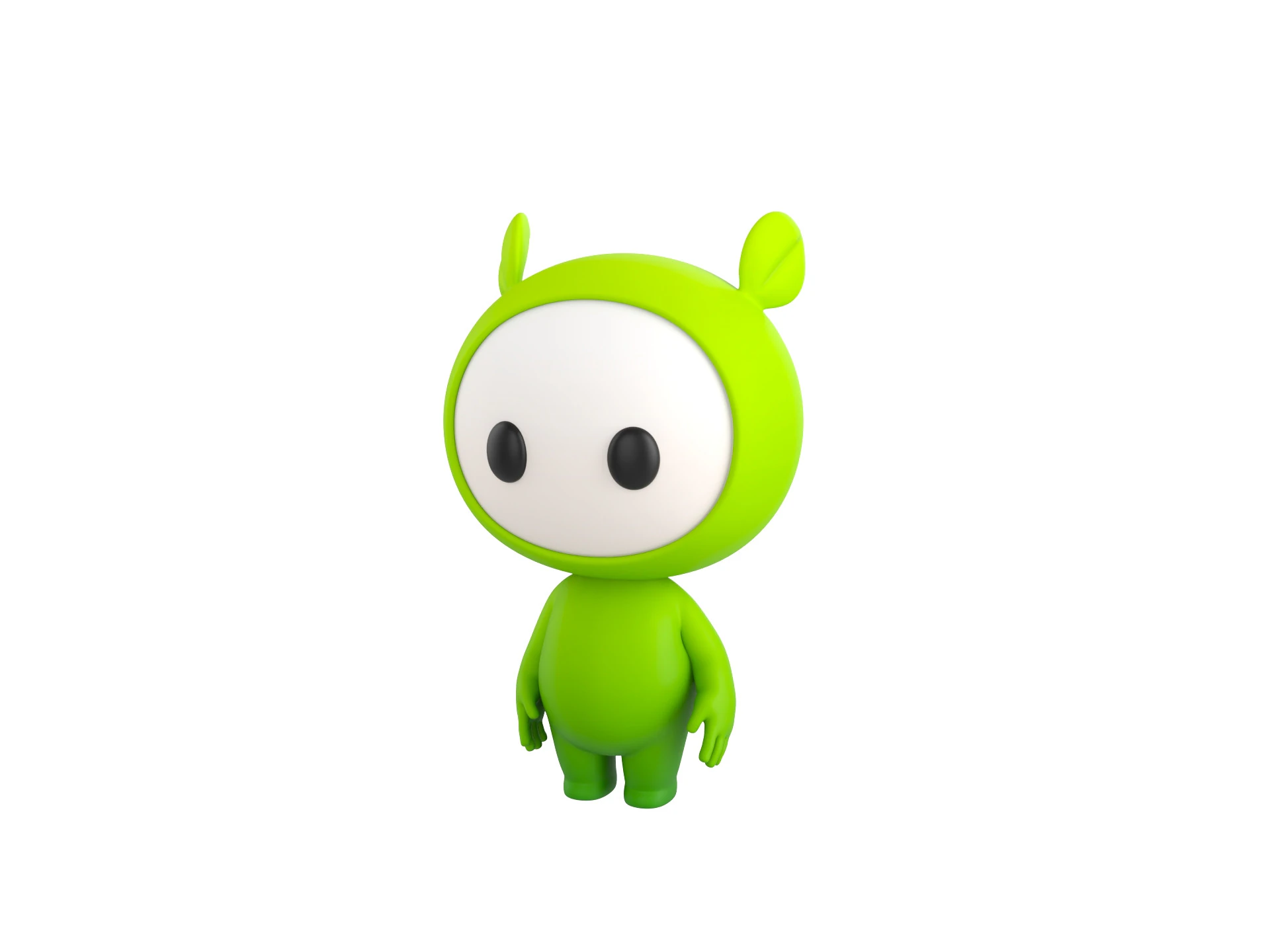 Character267 Rigged Mascot 3D Model .c4d .max .obj .3ds .fbx .stl .blend 