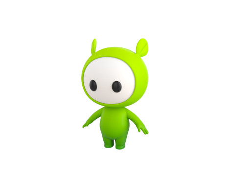 Character267 Rigged Mascot Model 3D