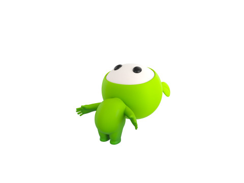 Character267 Rigged Mascot Model 3D