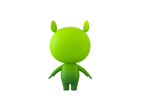 Character267 Rigged Mascot Model 3D