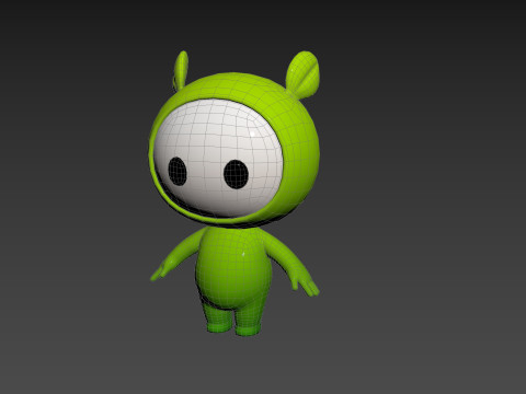 Character267 Rigged Mascot Model 3D