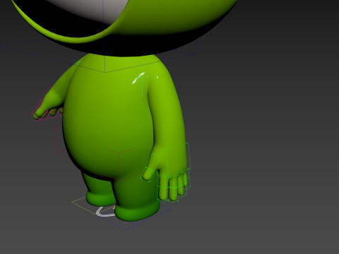 Character267 Rigged Mascot Model 3D