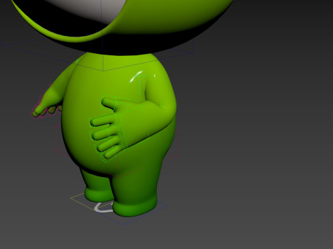 Character267 Rigged Mascot Model 3D