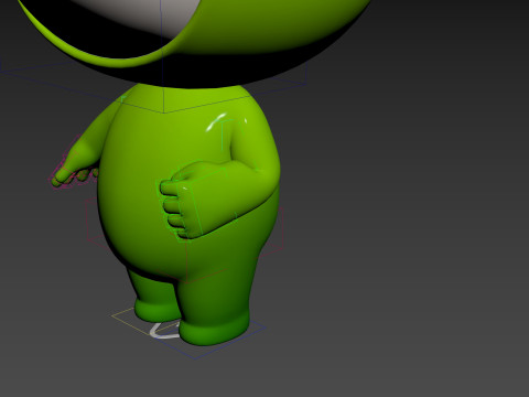Character267 Rigged Mascot Model 3D