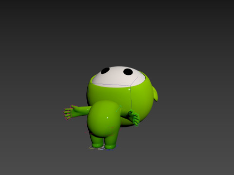 Character267 Rigged Mascot Model 3D
