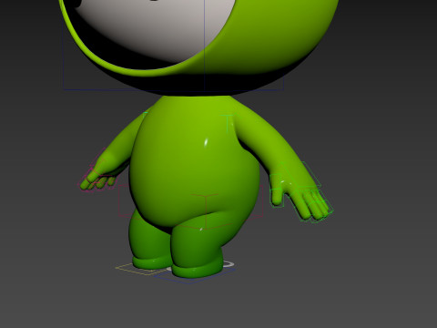 Character267 Rigged Mascot Model 3D