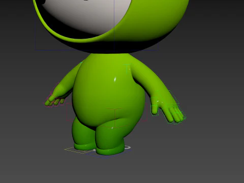 Character267 Rigged Mascot 3D Model
