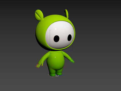 Character267 Rigged Mascot Model 3D