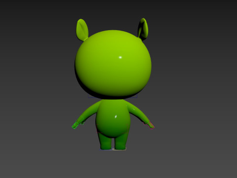 Character267 Rigged Mascot Model 3D