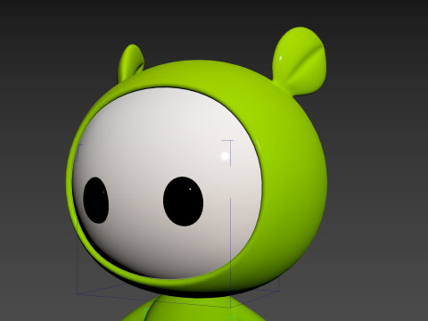 Character267 Rigged Mascot Model 3D