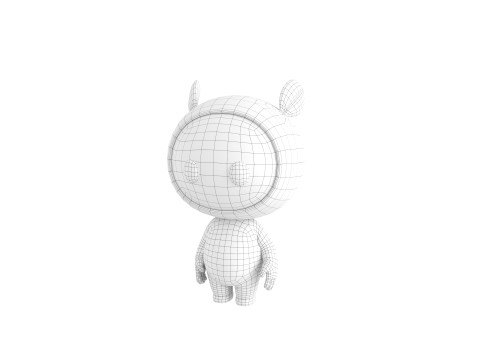 Character267 Rigged Mascot Model 3D